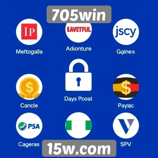 Métodos de pagamento aceitos no 705win